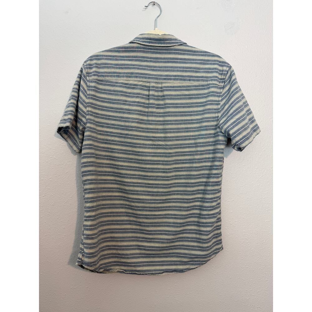 Marine Layer Cotton Button Down Striped Shirt - Picture 4 of 4